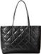 Calvin Klein Quilted Emblem Shopper 37 cm black