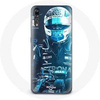Maniacase Case voor Huawei P20 pro Formule 1 Valtteri Bottas F1 racer Zwart