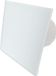 Whisper Badkamer/toilet ventilator - standaard - Ø125mm - vlak glas - mat wit