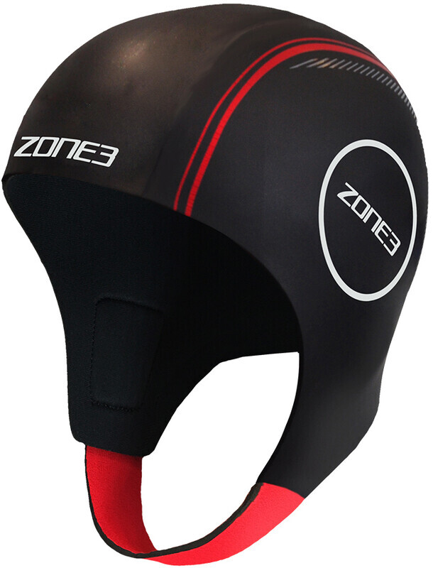 Zone3 Neoprene Badmuts, black/red