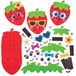Baker Ross FN175 Strawberry Mix & Match Magneetset, 10 stuks, decoratiesets voor kinderen