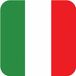 Bellatio Decorations Bierviltjes Italie - 30x stuks - vierkant - landenthema - 9 x 9 cm - onderzetter