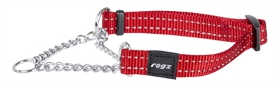 ROGZ FOR DOGS Snake Choker Verstelbaar Rood 40 x 1 6 cm