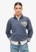 Superdry Athletic Essentials sweatshirt met applicatie en halve rits voor dames - marine navy
