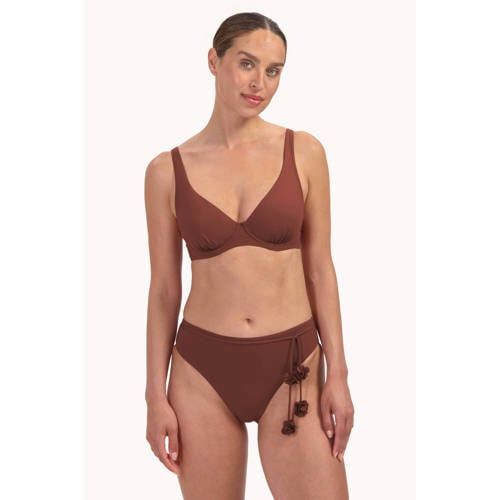 Cyell high waist bikinibroekje bruin