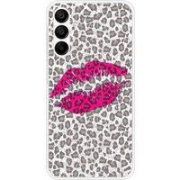 Samsung Galaxy A15 bedrukt siliconen hoesje baiser leopard