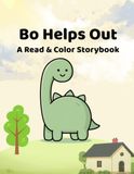 Bo Helps Out: A Read & Color Storybook