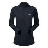 Berghaus 24/7 Zwangerschaps Half Rits Lange Mouw Tech T-shirt dames T-Shirt