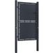 Acier Portail De Jardin 100x150 cm anthracite