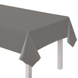 Amscan 9915405-215 Grijze plastic tafelhoes