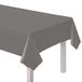 Amscan 9915405-215 Grijze plastic tafelhoes