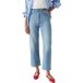Levi's® Ribcage Straight Ankle Jeans Blauw Dames