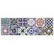 Ambiance 12 Kleefmiddelen Tegelstickers | Sticker – Wandtegels Badkamer en Keuken Mozaïektegels – Veelkleurig – 10 x 10 cm, 12 stuks