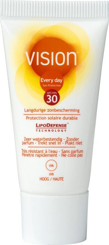 Vision Every Day Sun Protection Zonnebrand - Zonnebrandcrème - SPF 30 - 15 ml