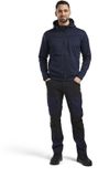 Blåkläder Service werkbroek met stretch 1456-1845 - Donker marineblauw/Zwart - C148