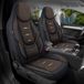 Bremer Sitzbezüge GmbH Premium Camper stoelhoezen voor Globecar Summit Shine H12 in Zwart/Bruin (2 losse stoelen)