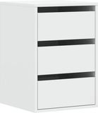 vidaXL Ladekast - 40x41x58 cm - Bewerkt Hout - Wit