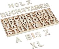 Merkloos Relaxdays Houten Letters