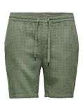 ONLY & SONS Herenshort ONSTEL normale pasvorm, Olijf-2, XXL