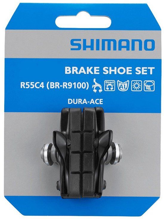 Shimano Remblokkenset Dura-ace R55c4 Rubber Zwart 2 Stuks