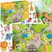 Magnetenset "Dierenpark" avec plateau de jeu et 35 magnets - Un jeu éducatif parfait pour les enfants