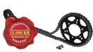 Suzuki Kit chaîne renforcée avec joints X-ring pour Suzuki GSF650 Bandit K5, K6, années modèle 2005-2006, avec un rapport de transmission de 15:47