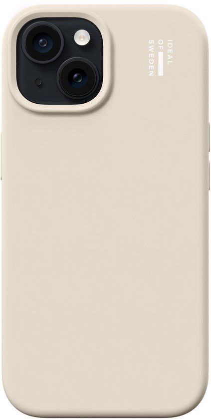 iDeal of Sweden Silicone Case geschikt voor MagSafe geschikt voor iPhone 17e / 16e / 15 / 14 / 13 - Cloud Dancer