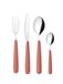 Fratelli Guzzini POP bestekset 24 stuks Terracotta