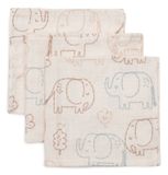 Jollein Hydrofiel Monddoekje Basic - Elephant Tales - 3 Stuks