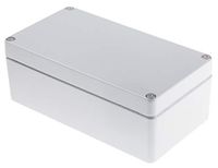 RS PRO Aluminium behuizing grijs buitenmaat 220 x 120 x 81mm IP66