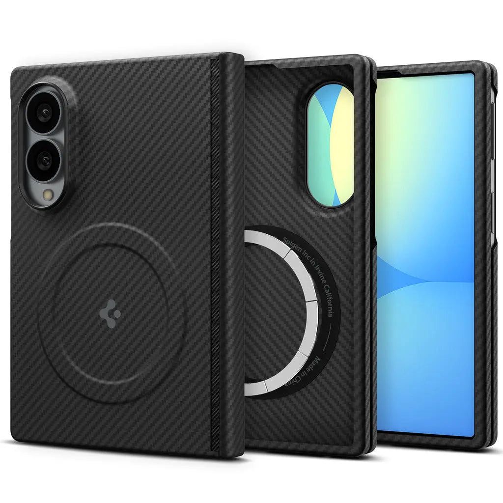 Spigen Air Skin Aramid Samsung Galaxy Z Fold 8 Hoesje Back Cover MagFit Zwart