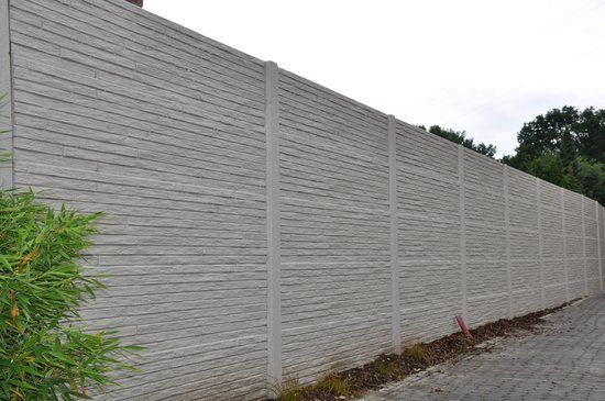 Intergard Beton schutting Tilestone enkelzijdig 200x200cm