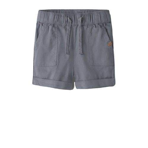 LIL' ATELIER MINI regular waist casual short grijs