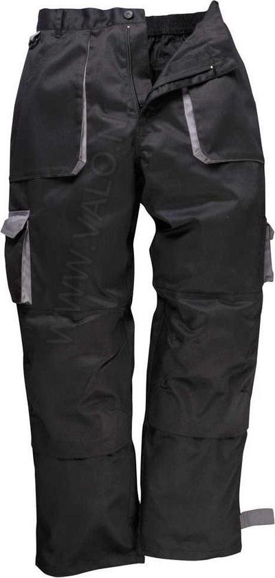Portwest Texo TX11 Werkbroek - Zwart - Maat XL