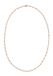 Faina kralenketting rosé-goudkleurig 44.5 cm