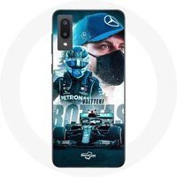 Maniacase Hoesje voor Samsung Galaxy A02 Formule 1 Valtteri Bottas Finse autocoureur