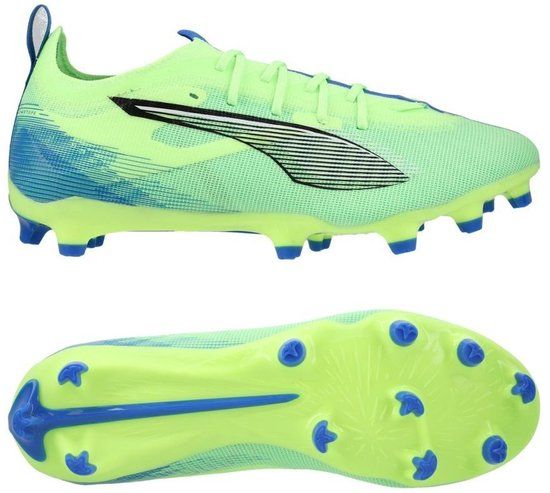 PUMA Ultra 5 Pro FG/AG - Maat 45 - Voetbalschoenen - Fizzy Apple / Puma White / Bluemazing