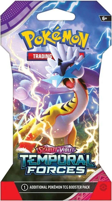 Pokémon - Scarlet & Violet - Temporal Forces - Sleeved Boosterpack - Pokémon Kaarten - Engels