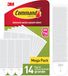 oCreon Zelfklevende strips - Voordeelverpakking 14 x 2 cm - Maat L - 28 strips - Wit - Ophangen zonder boren - Strips houden tot 7,2 kg