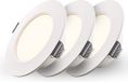 HOFTRONIC Georgia LED platte Inbouwspots wit - Set van 3