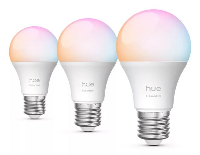 Philips Hue Essential Slimme A60 lamp - Wit en gekleurd licht - 3-pack