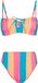 Protest Special bandeau bikini dames - Isle gestreept - maat XS/34