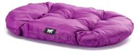 Ferplast Hondenbed, Hondenkussen, Kleine Honden, Krasbestendige Stof, Machinewasbaar op 30°, Waterdicht Hondenmatras, 55 x 36 x 3 cm, Paars