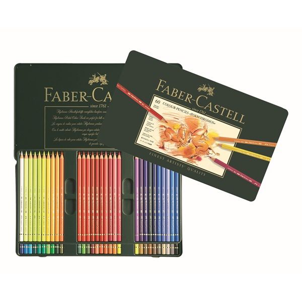 Faber-Castell Polychromos - Kleurpotloden - 60 stuks - Assorti