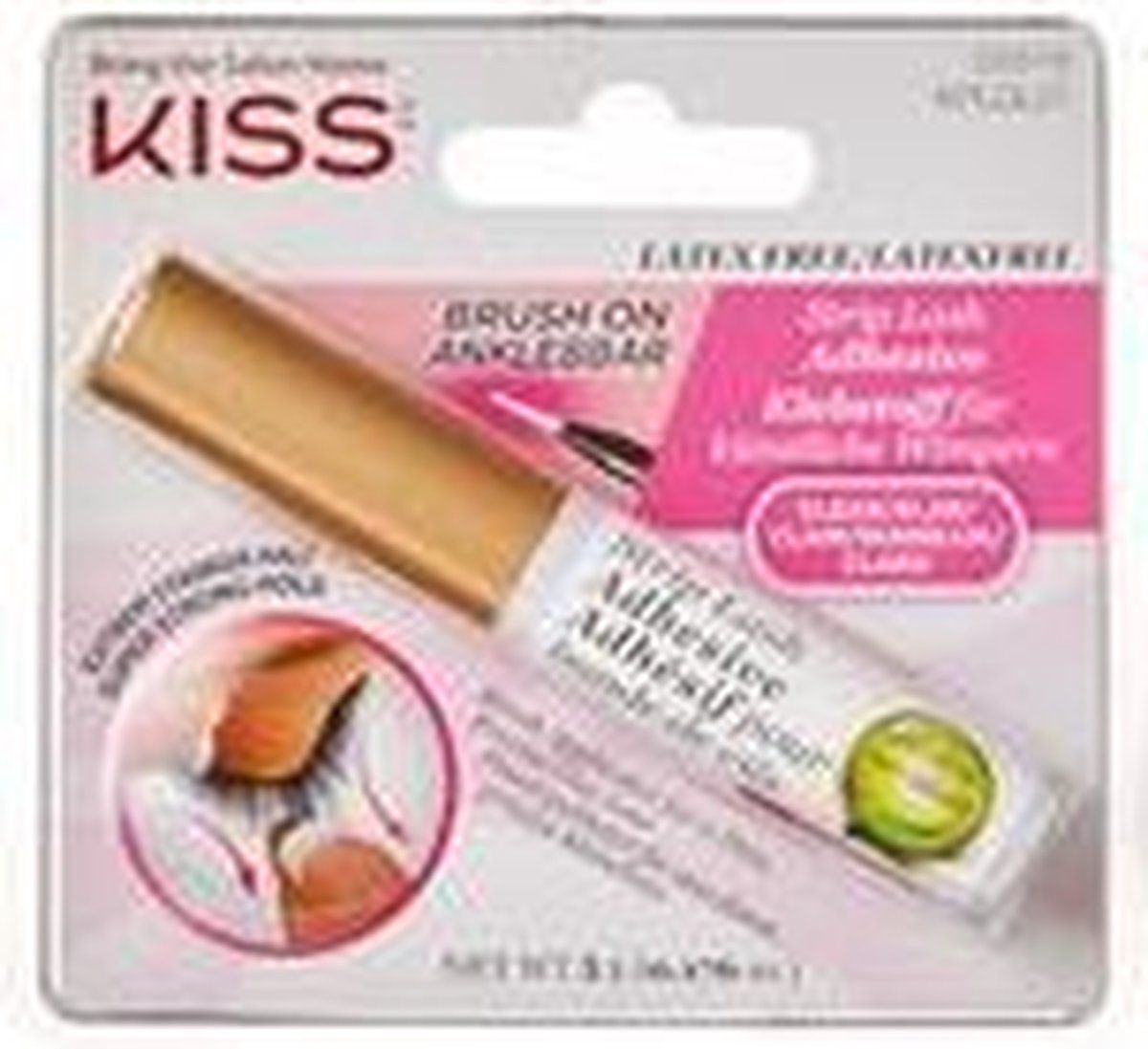 Kiss Strip Lash Adhesive Clear - Transparent Eyelash Glue - 5.0g