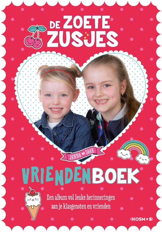 Hanneke de Zoete De zoete zusjes vriendenboekje hardcover