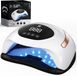 Beeperfect® Lampe UV pour vernis gel - Lampe à ongles - Lampe UV LED - Séchoir à ongles - Fond réfléchissant - Or rose