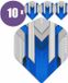 ABC Darts Flights - Pentathlon Amazon Silver Blue - 10 sets (30 stuks dartflights)