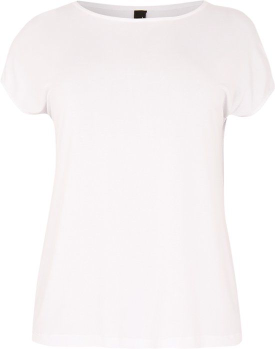 YOEK Dames T-shirt Ronde hals Wit