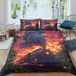 Microfibre Dekbedovertrekset Tweepersoons met 3D-Locomotief Design